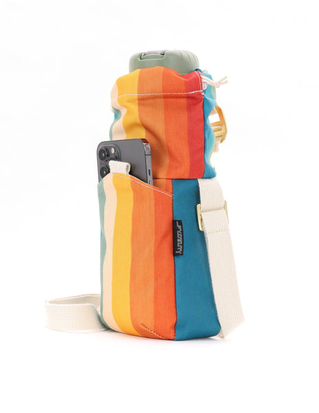 91509: Sip Slip | Recycled rPET | Retro Stripe