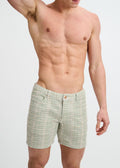 5" Jacquard Stretch Knit Jean Short-Clover Clover