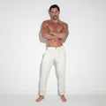 Sleek Cuffed Pant Off White