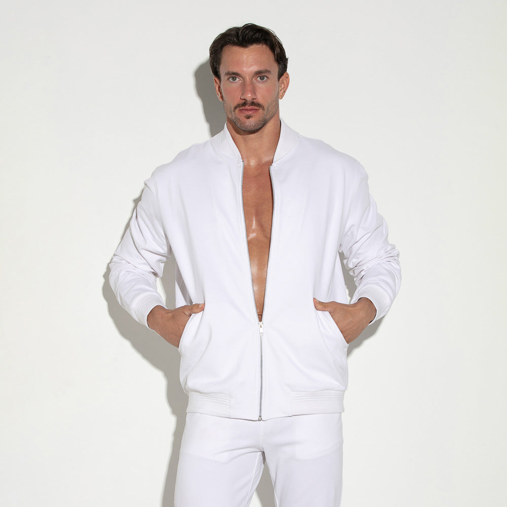 Prism Pique Jacket White