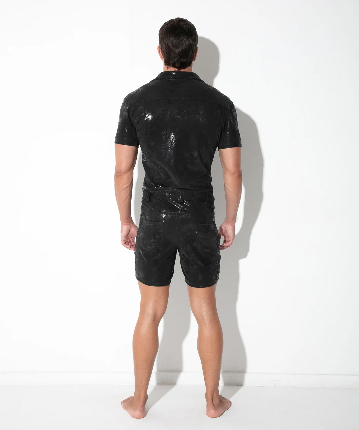 Vintage Leatherette Romper