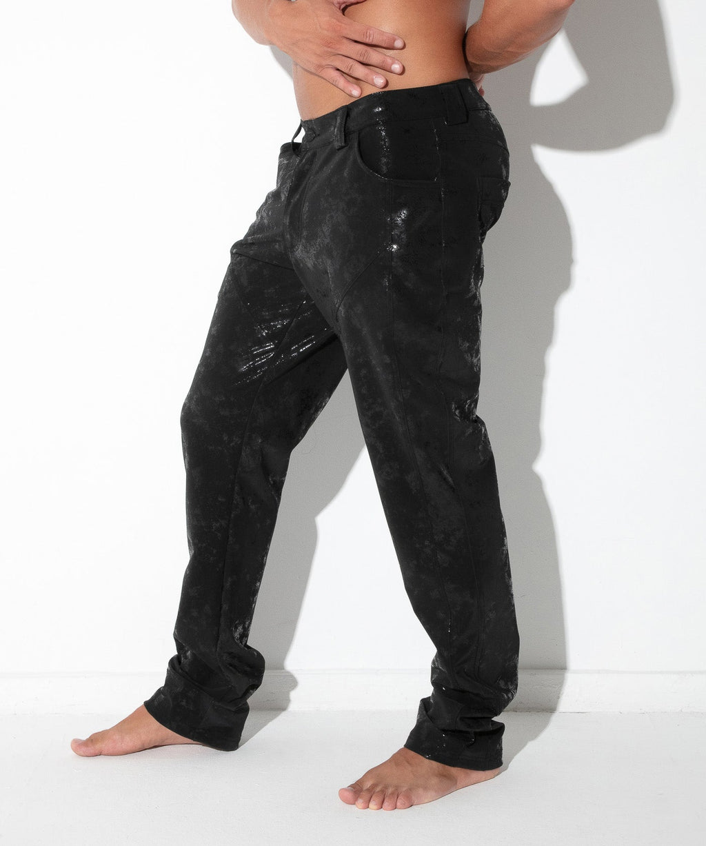 Vintage Leatherette 5-Pocket Pant