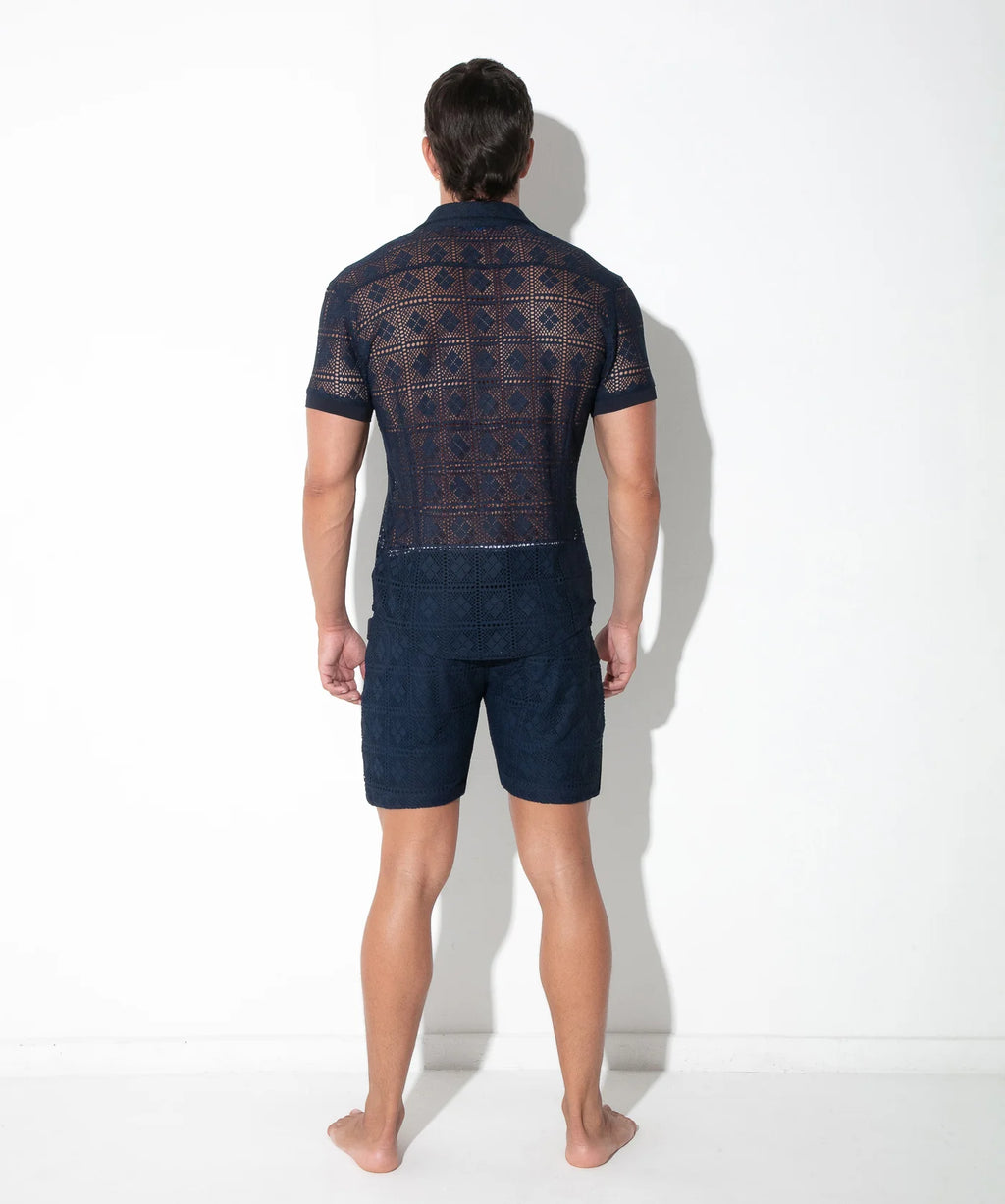 Graphic Lace Shirt