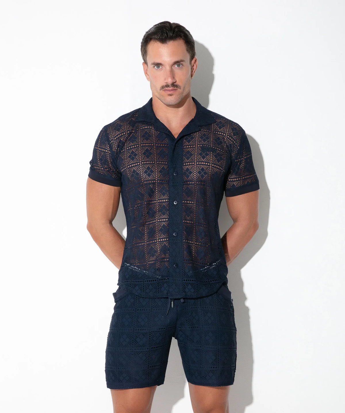 Graphic Lace Shirt