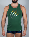 Bear Scratch Tank Green