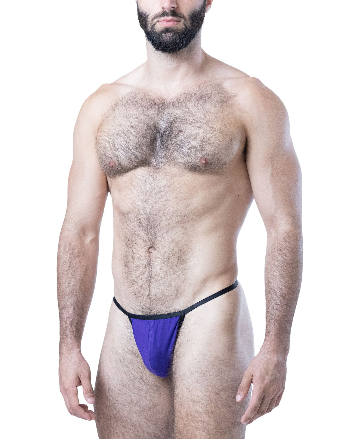Adonis Thong - Purple/Black Purple