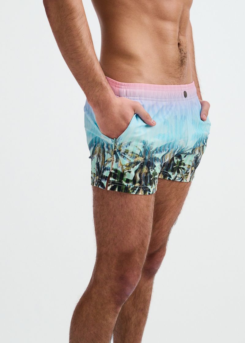Palms Print Swim Short