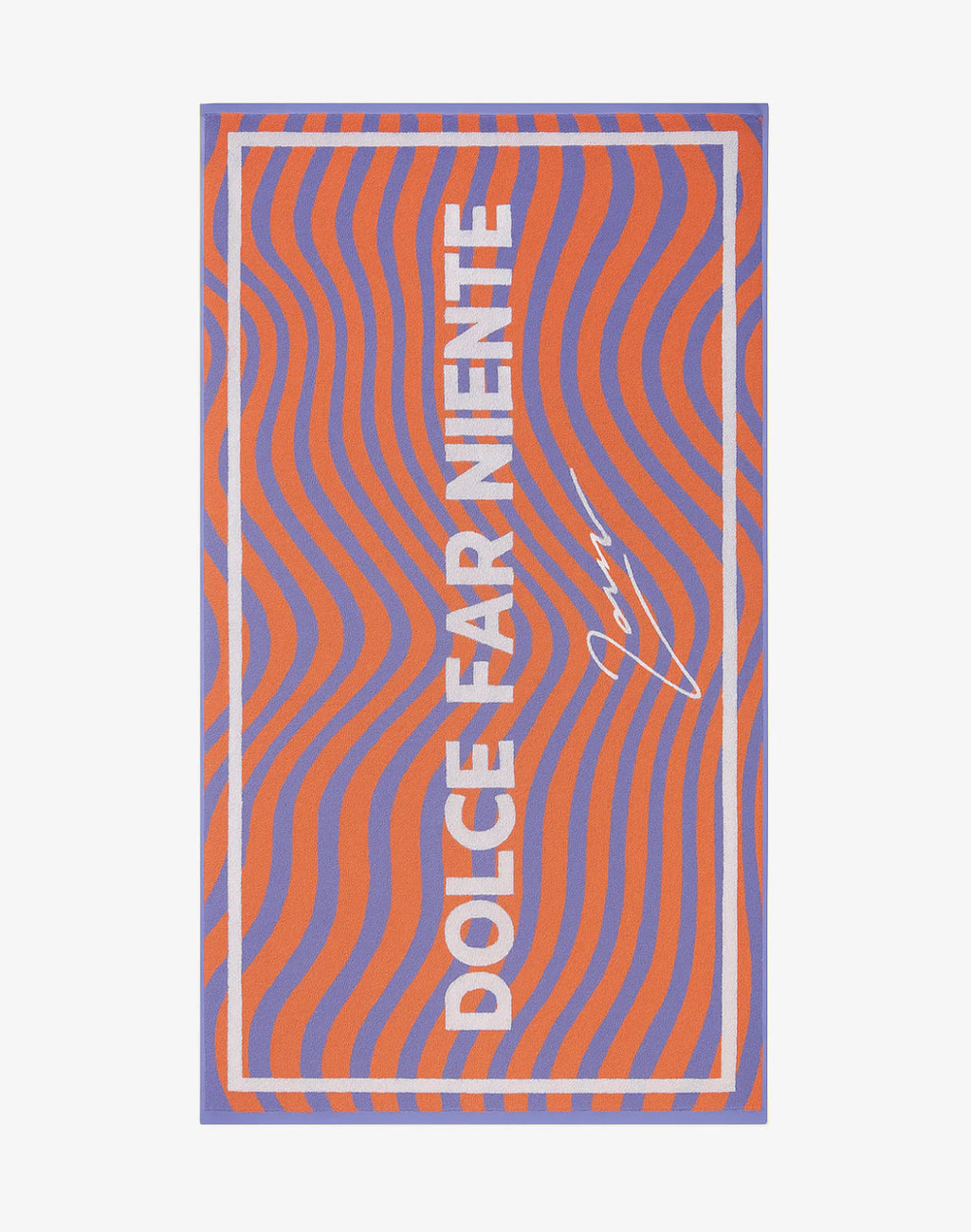 Jacquard Beach Towel - DOLCE Purple OS