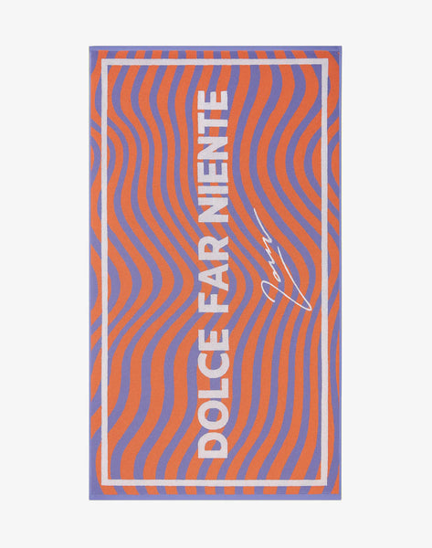 Jacquard Beach Towel - DOLCE Purple OS