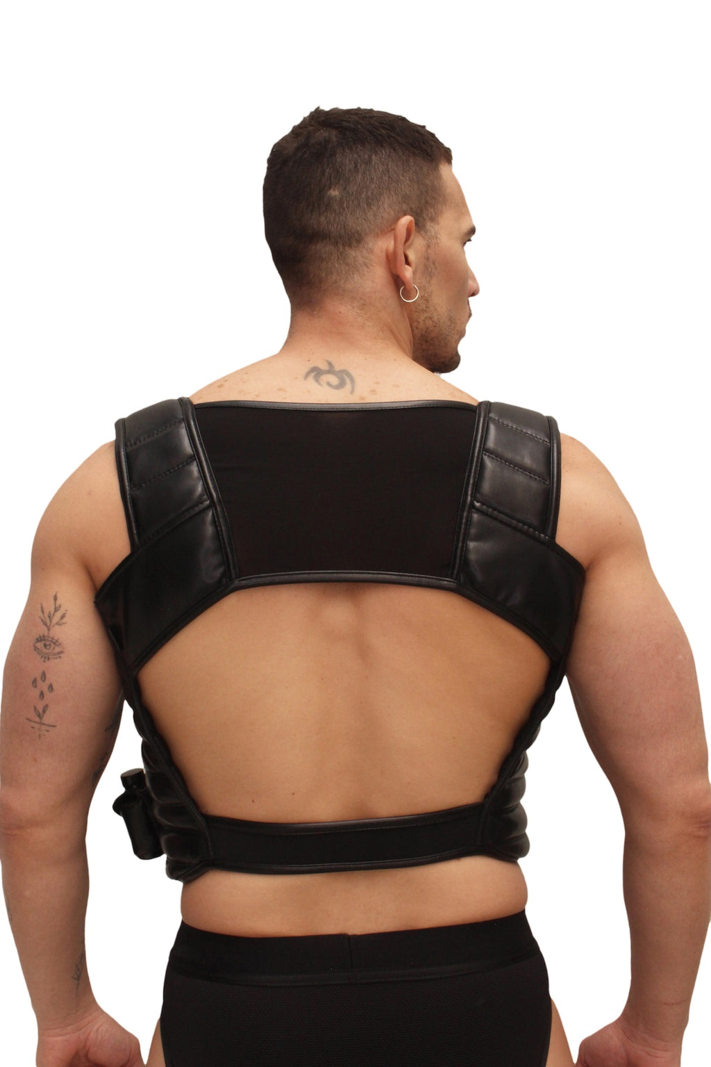 Biker Swat Vest Harness Black