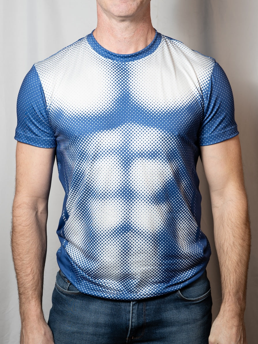 Muscle Illusion T-Shirt Blue