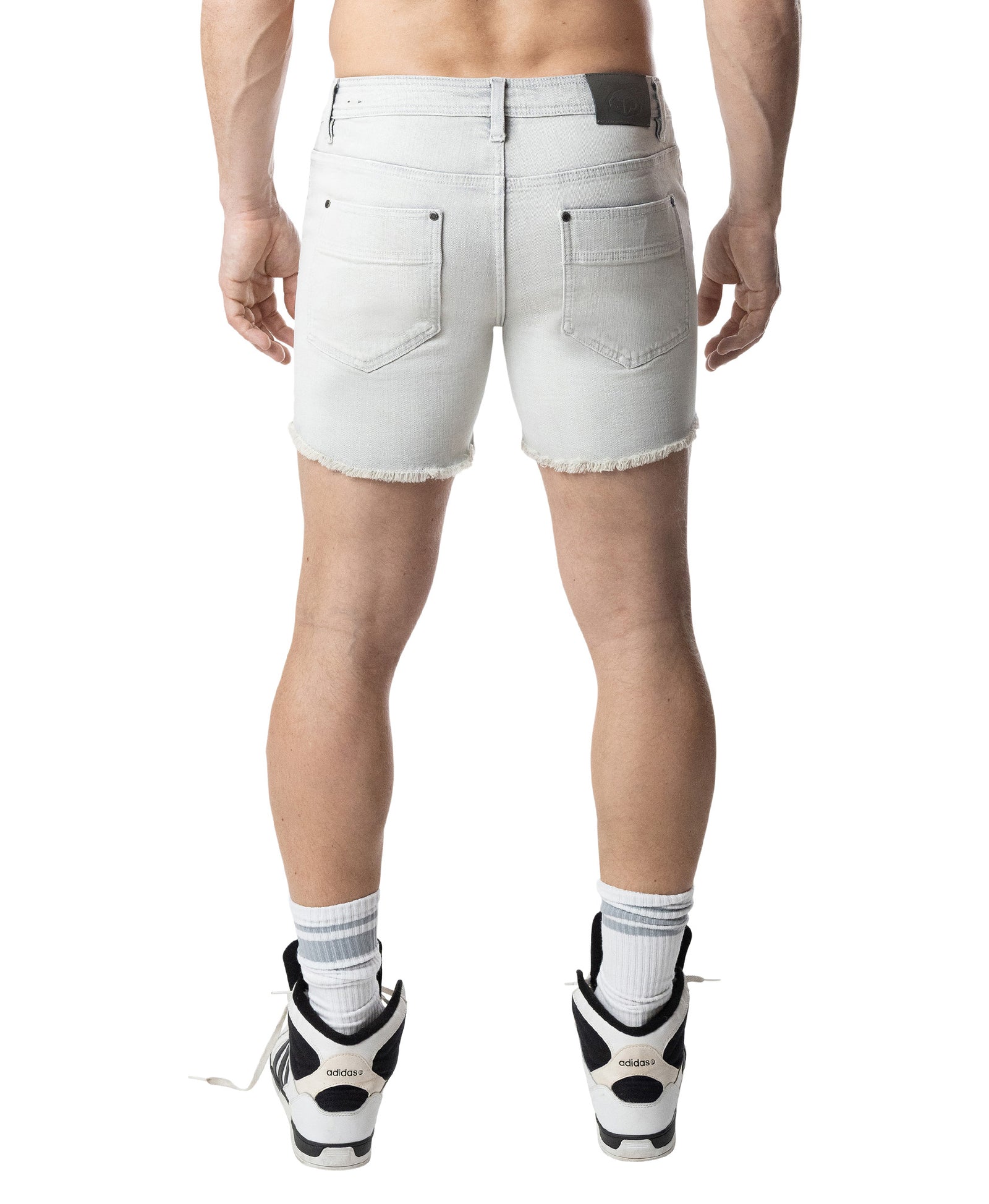 Quad Denim Short - Bleached