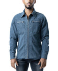 Body Shop Long Sleeve Shirt Blue