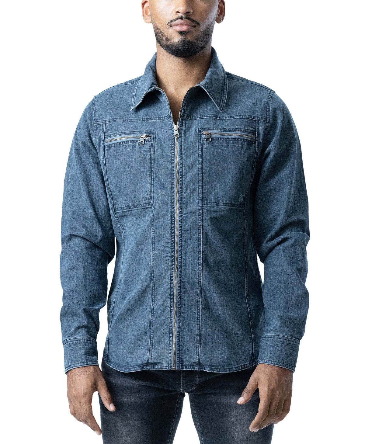 Body Shop Long Sleeve Shirt Blue