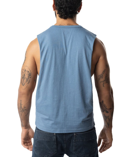 Brandmark Shredder Tank Top 3.0 - Blue Steel/ Midnight Navy