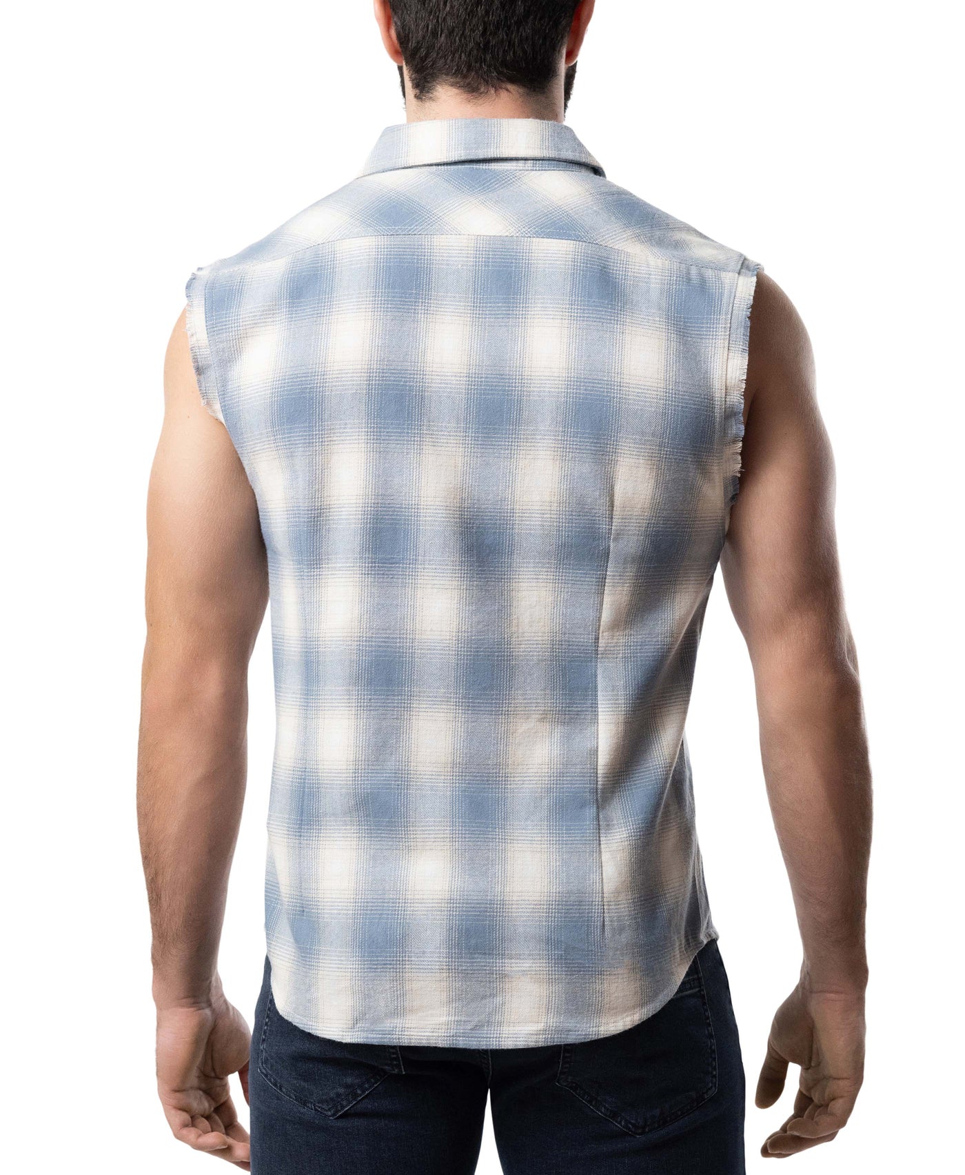 Brawn Sleeveless Shirt - Perry Blue