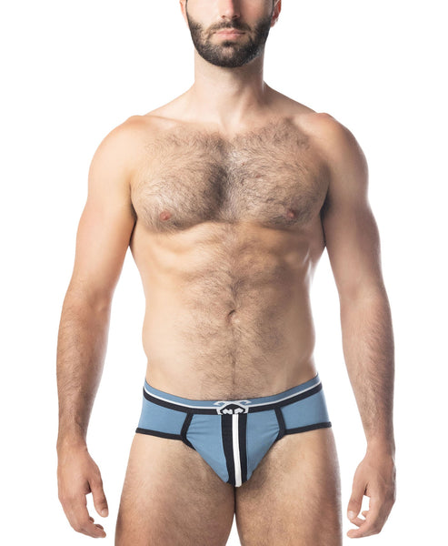Brawn U-Front Brief - Blue Steel/Black/White Slate Blue