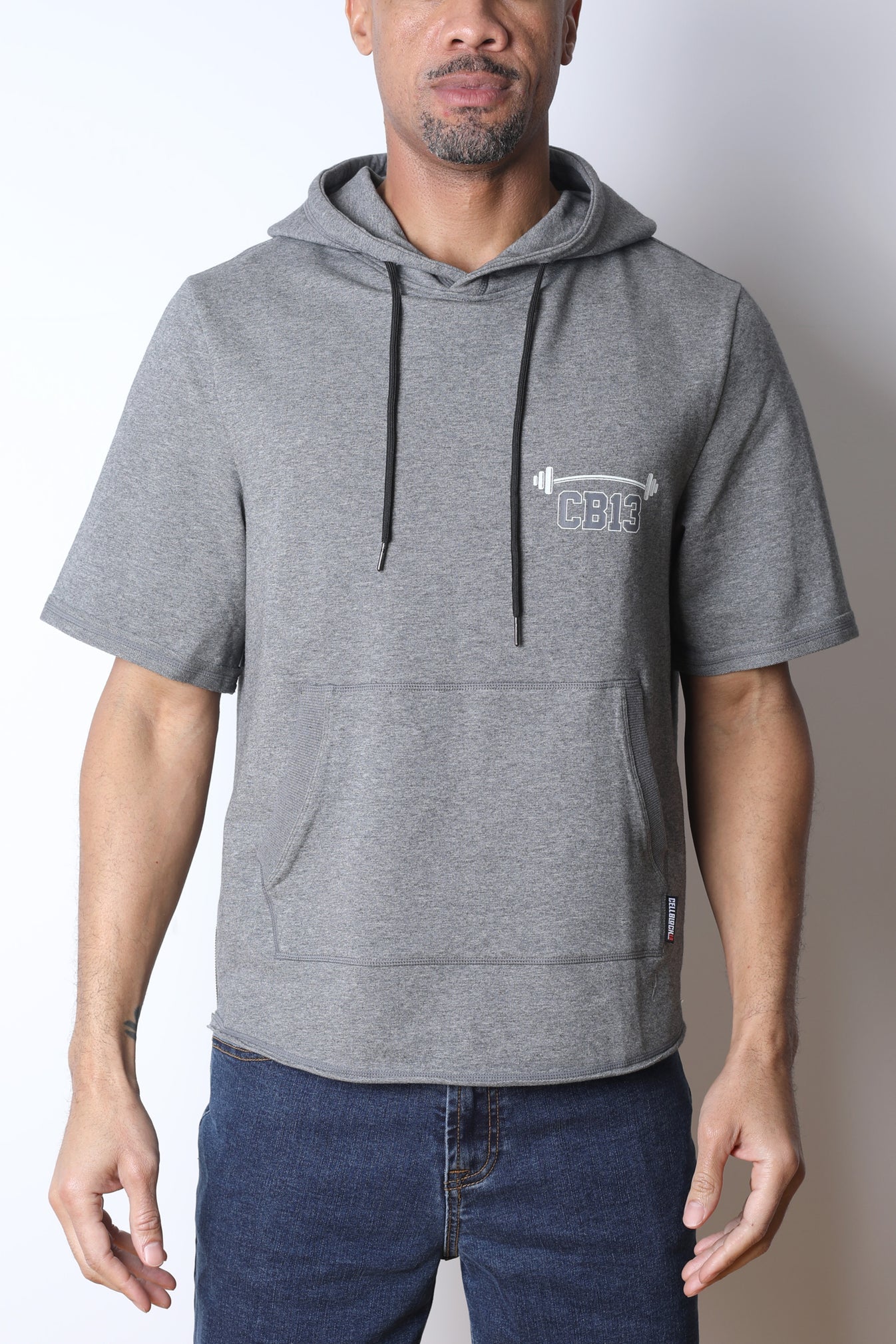 CB13 Lifting Club Hoodie Heather Grey