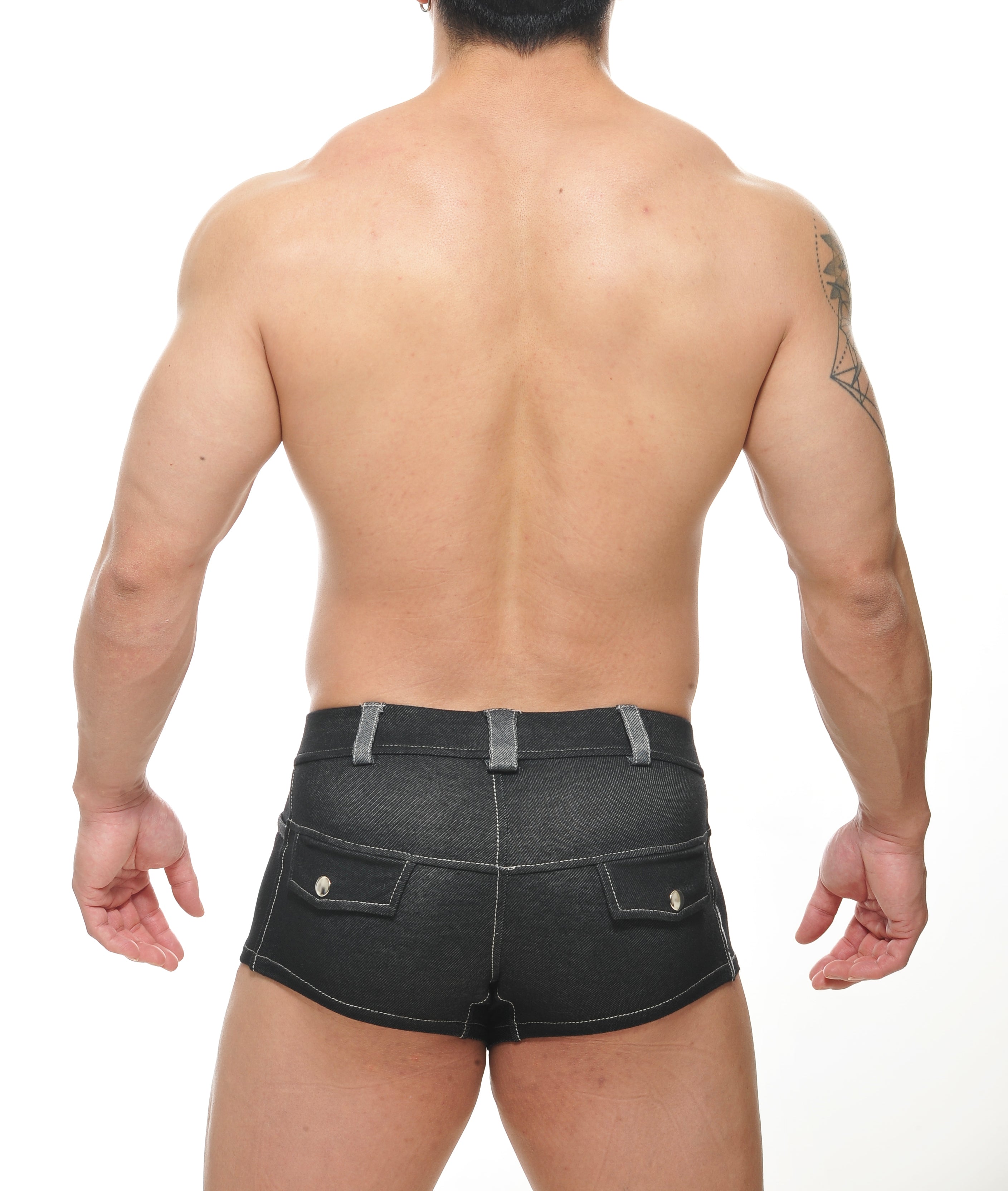 Conner Denim Shorts-denim Black