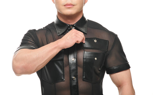CORPOAL-Muscle Officer Top Black