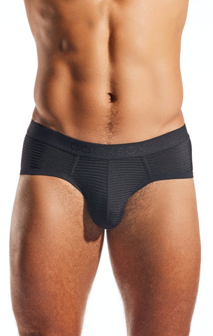 CX76LUX Semi Sheer Sports Brief Nero