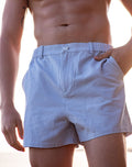 Capri Shorts Light Blue
