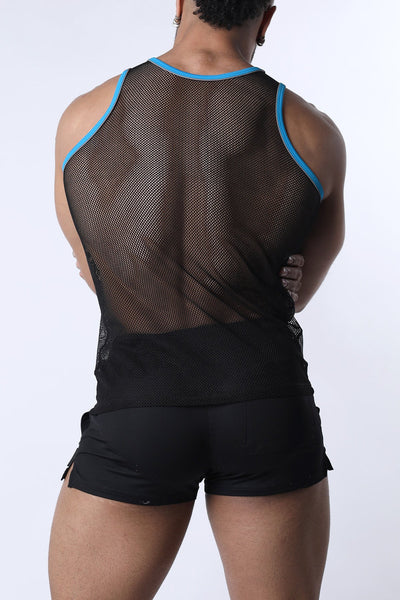 Chain Reaction Mesh Tank Top