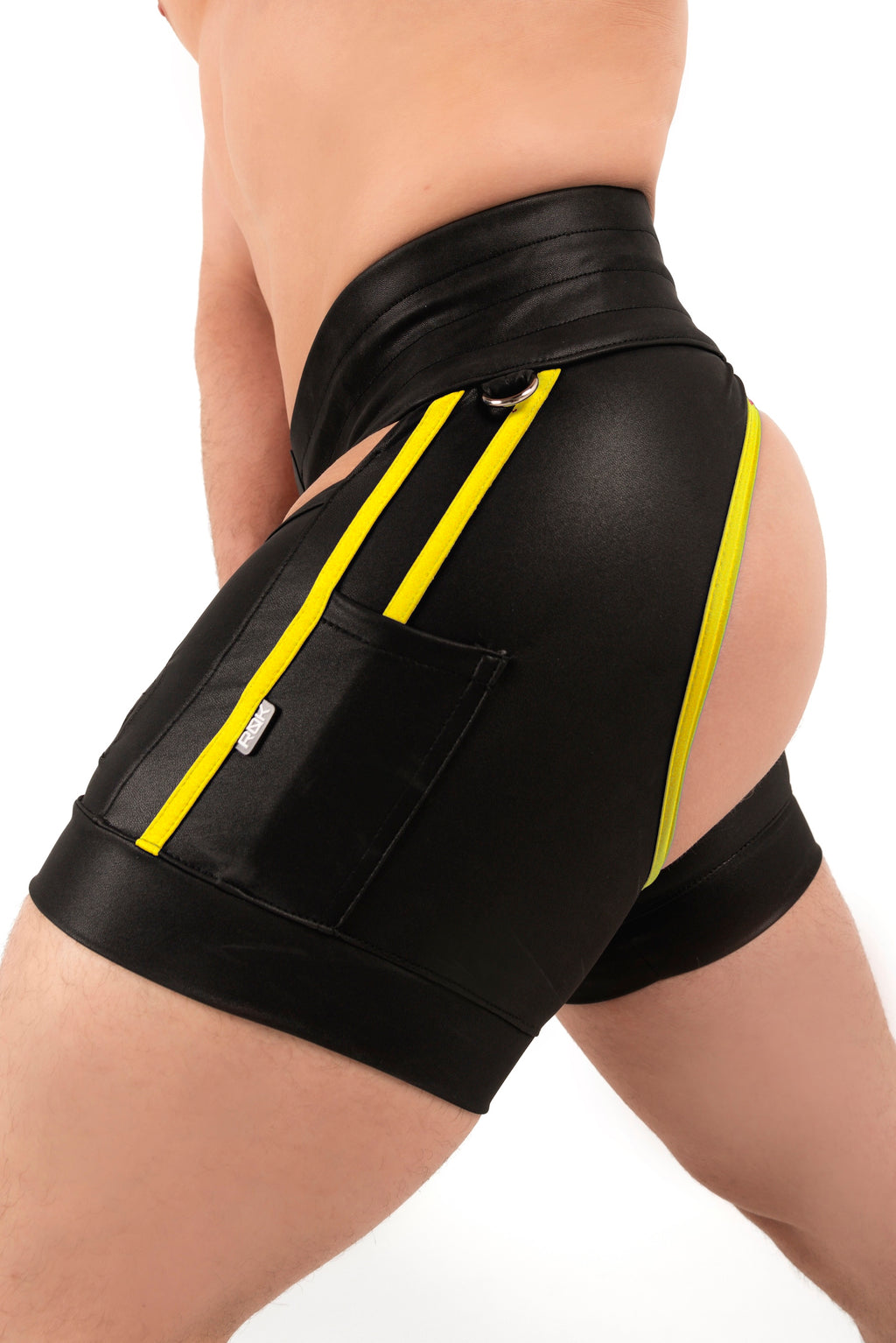 REBEL CHAPS SHORT Yellow