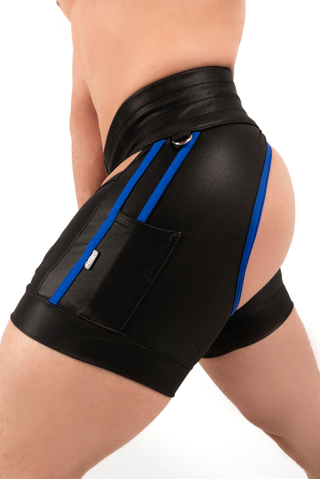 REBEL CHAPS SHORT Blue