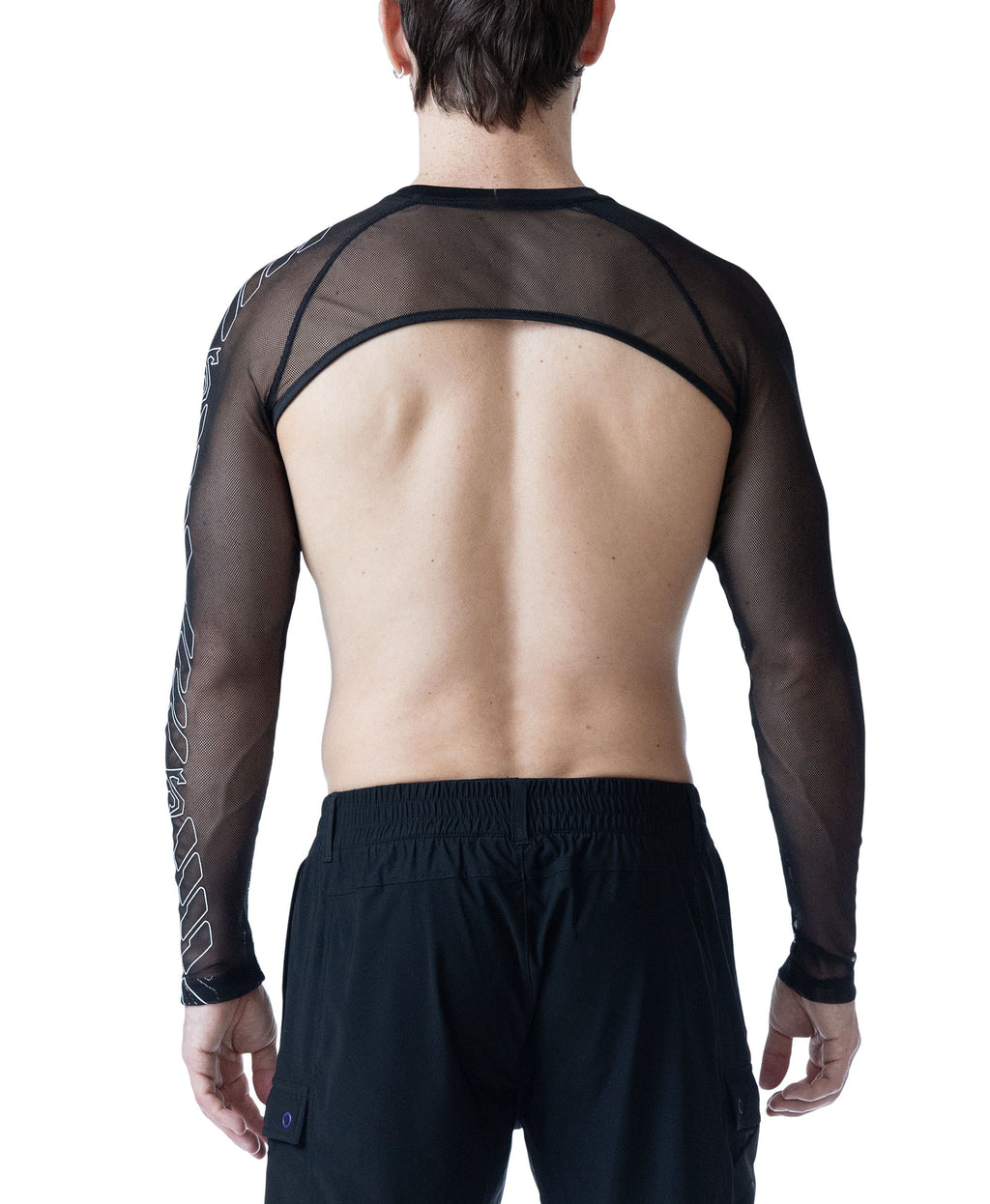 Cyber Long Sleeve Crop Top