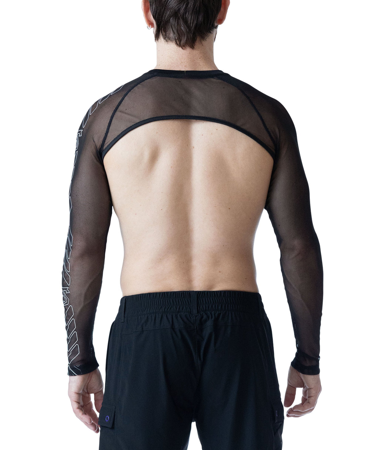Cyber Long Sleeve Crop Top