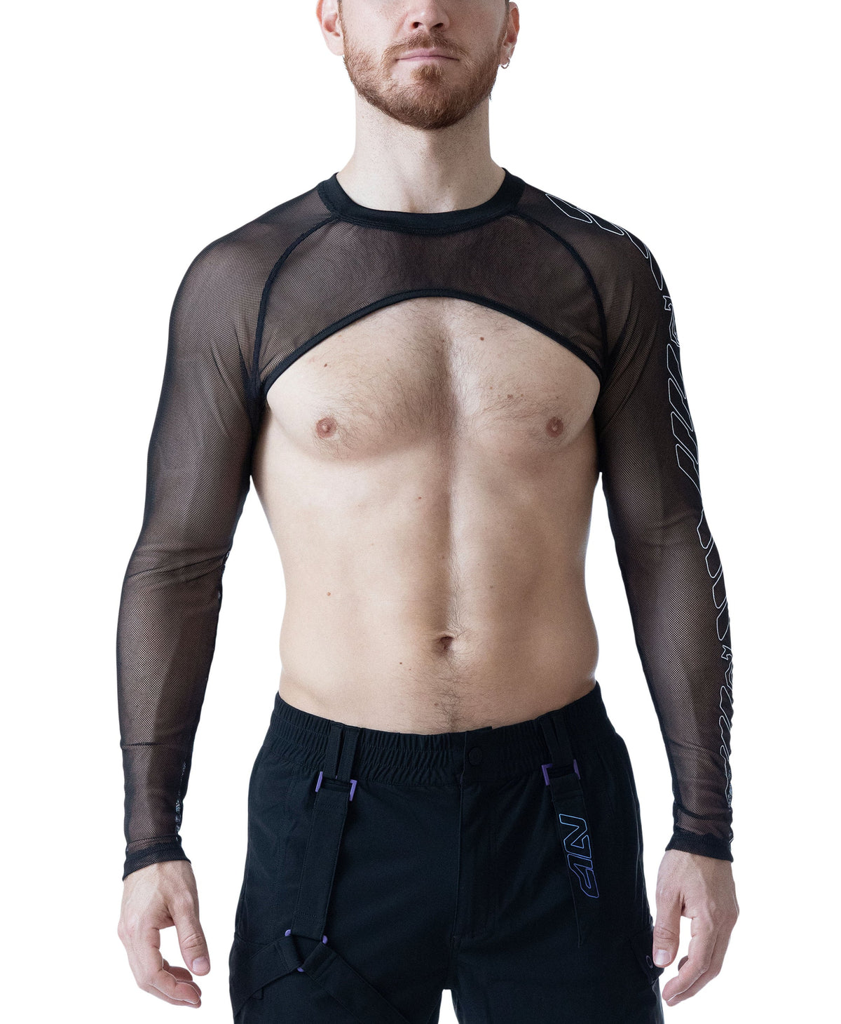 Cyber Long Sleeve Crop Top