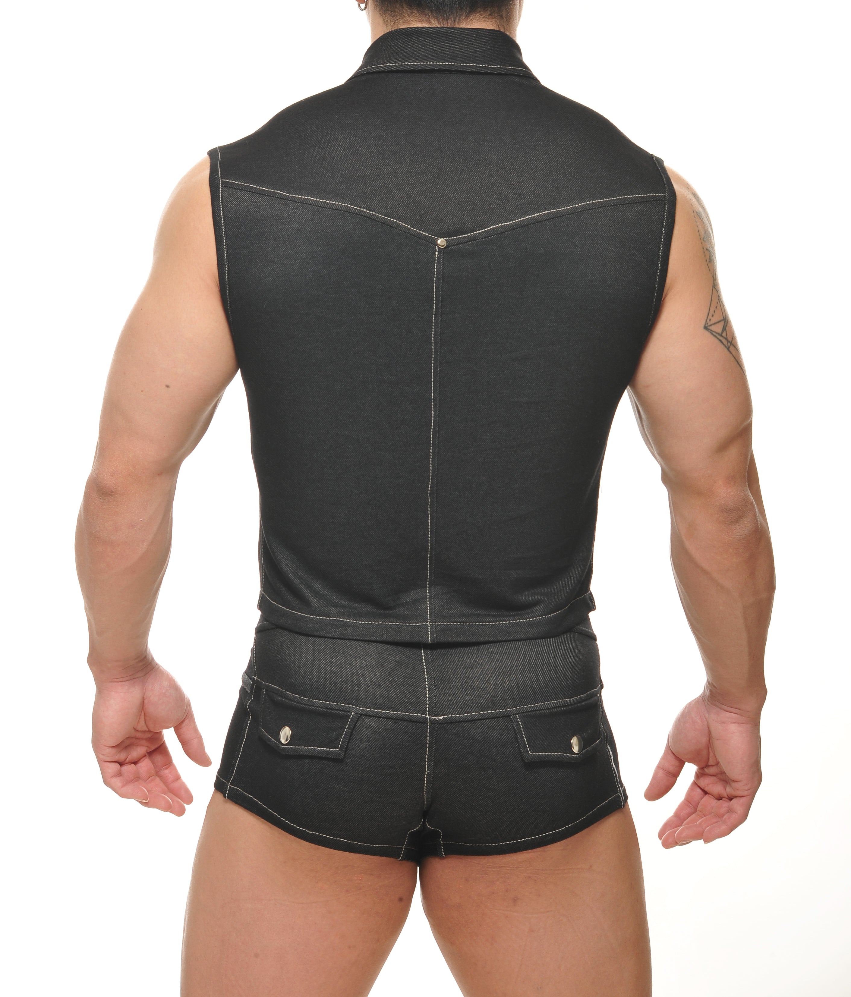 DURANGO-Denim Muscle Vest