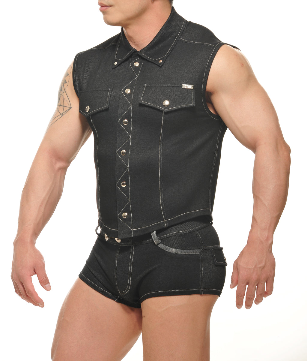 DURANGO-Denim Muscle Vest