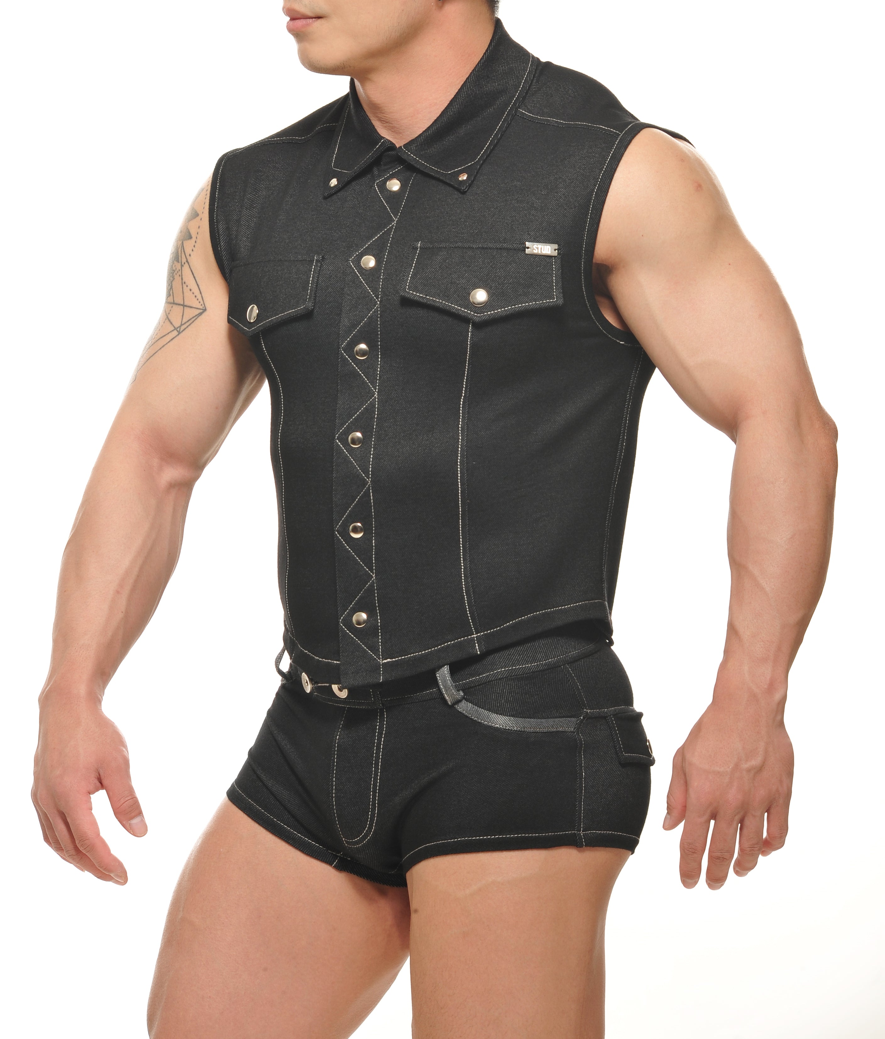DURANGO-Denim Muscle Vest
