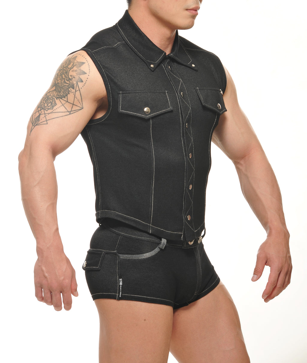 DURANGO-Denim Muscle Vest