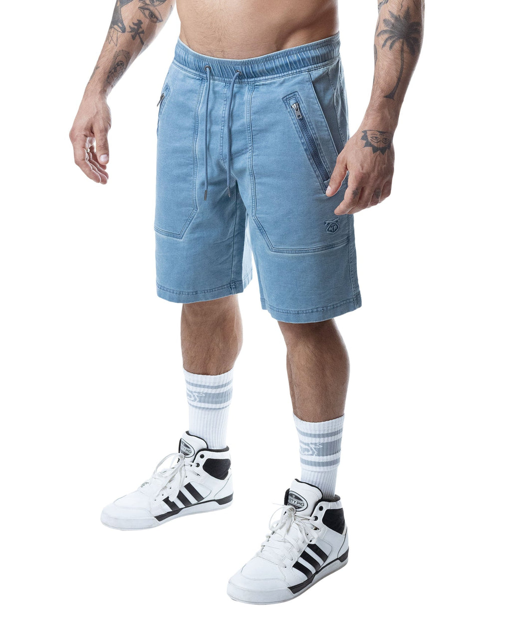 Emboss Classic Short - Mirage Blue