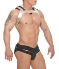 Faust Chest Harness - Silver Silver