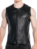 FK SPORT Zip Front Perforated Vest Black