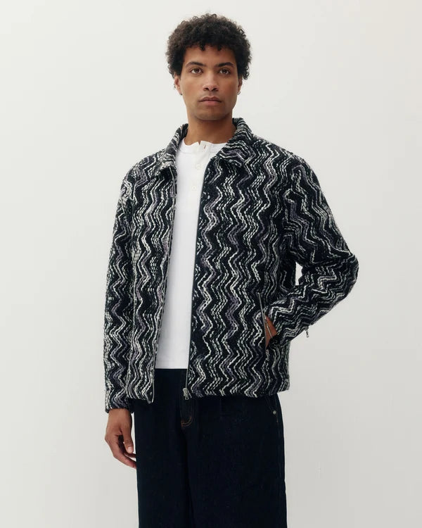Club Jacket-Grey/Purple Grey