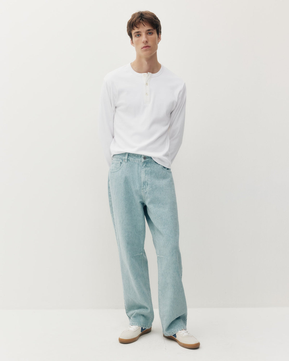 Scratch Blue Baggy Denim