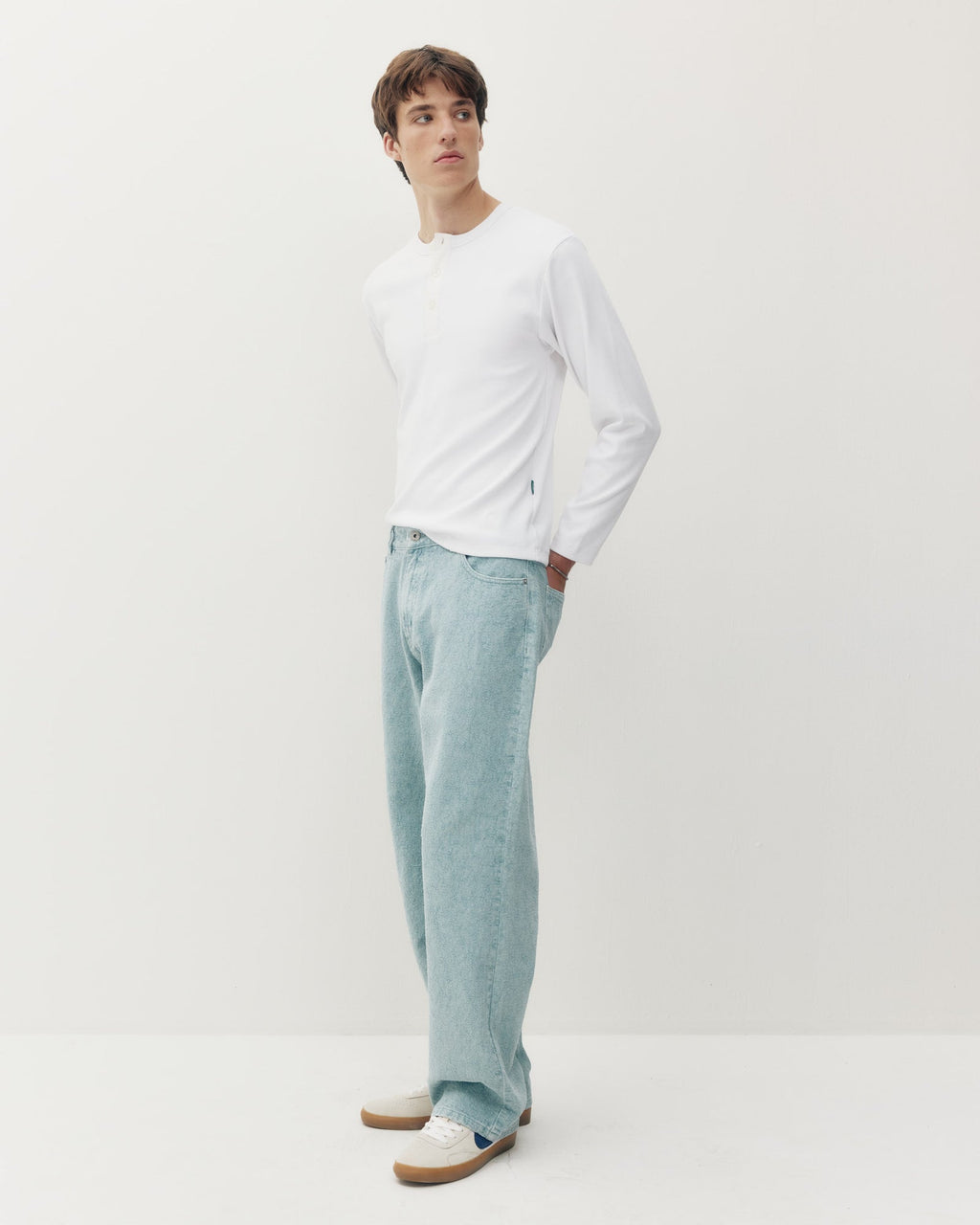 Scratch Blue Baggy Denim
