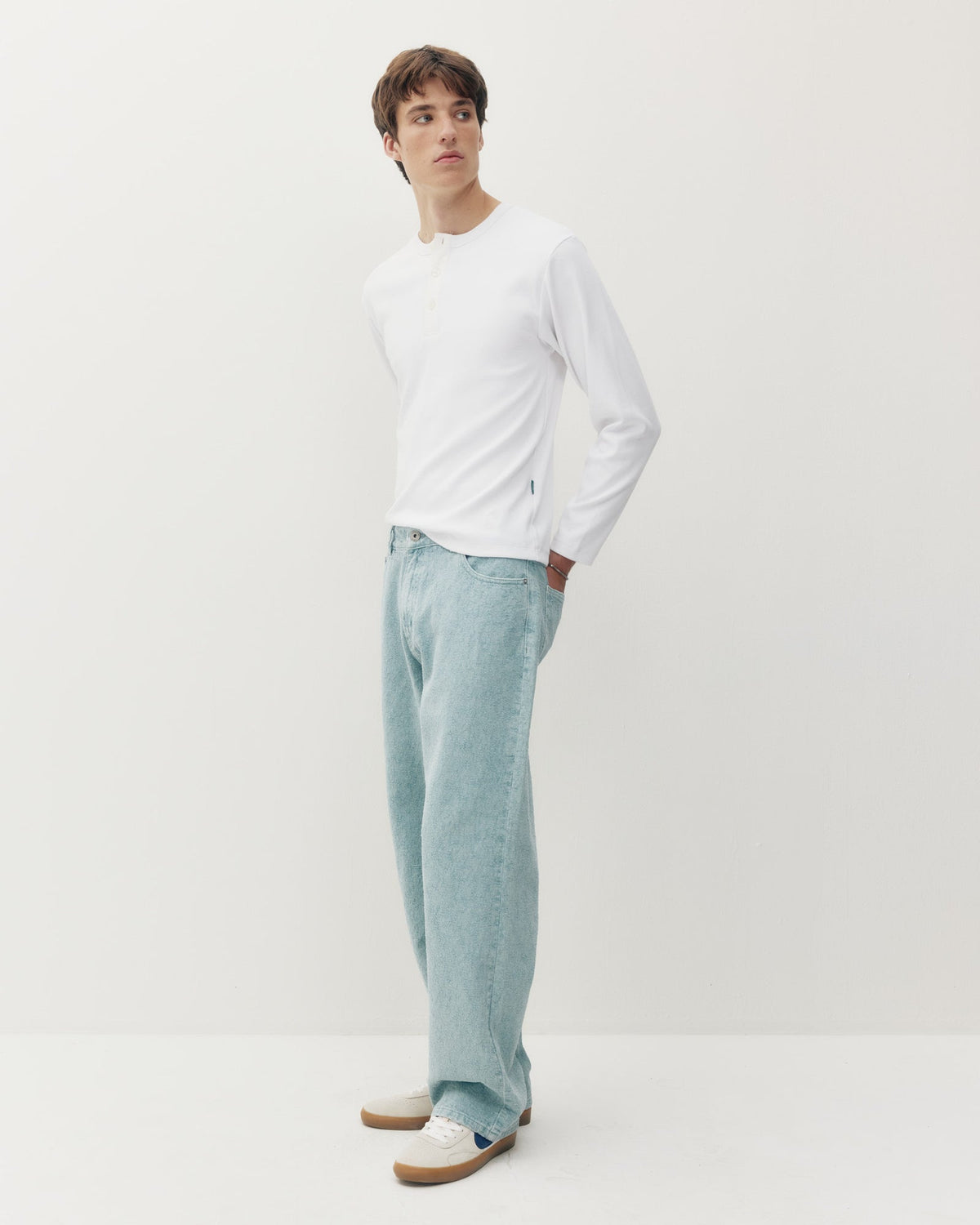 Scratch Blue Baggy Denim