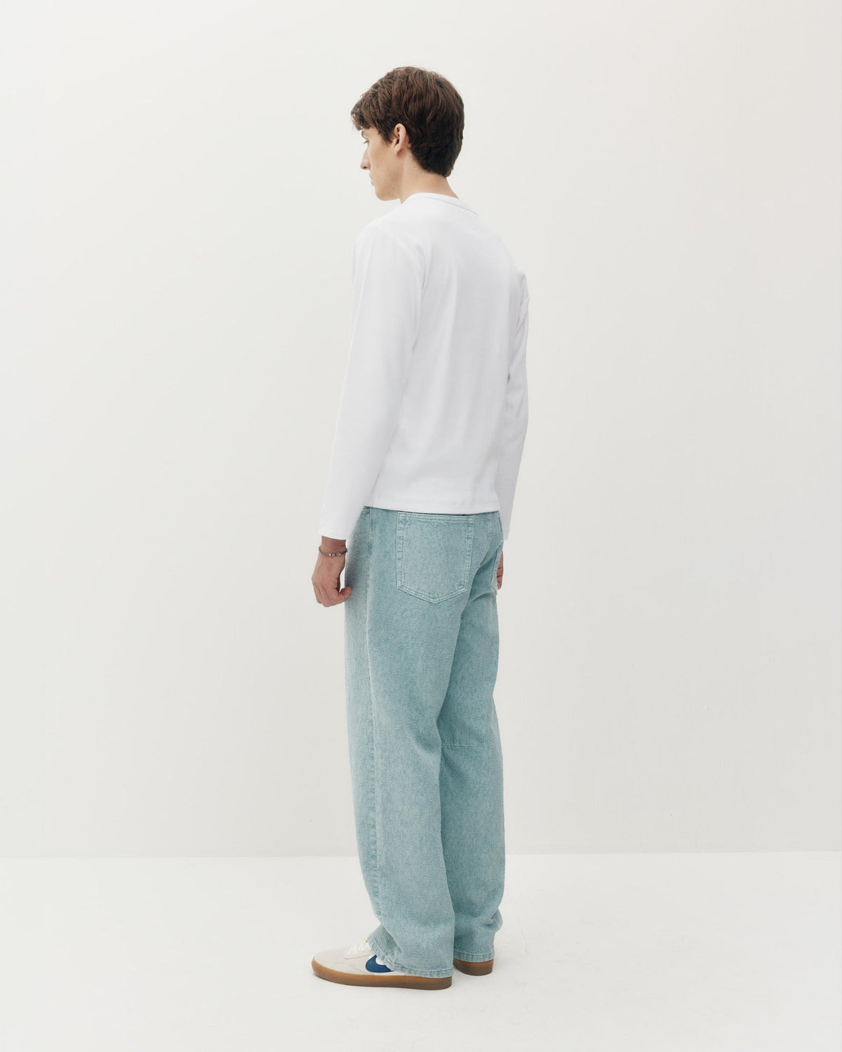 Scratch Blue Baggy Denim