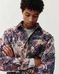 Floral Tapestry Shirt Purple