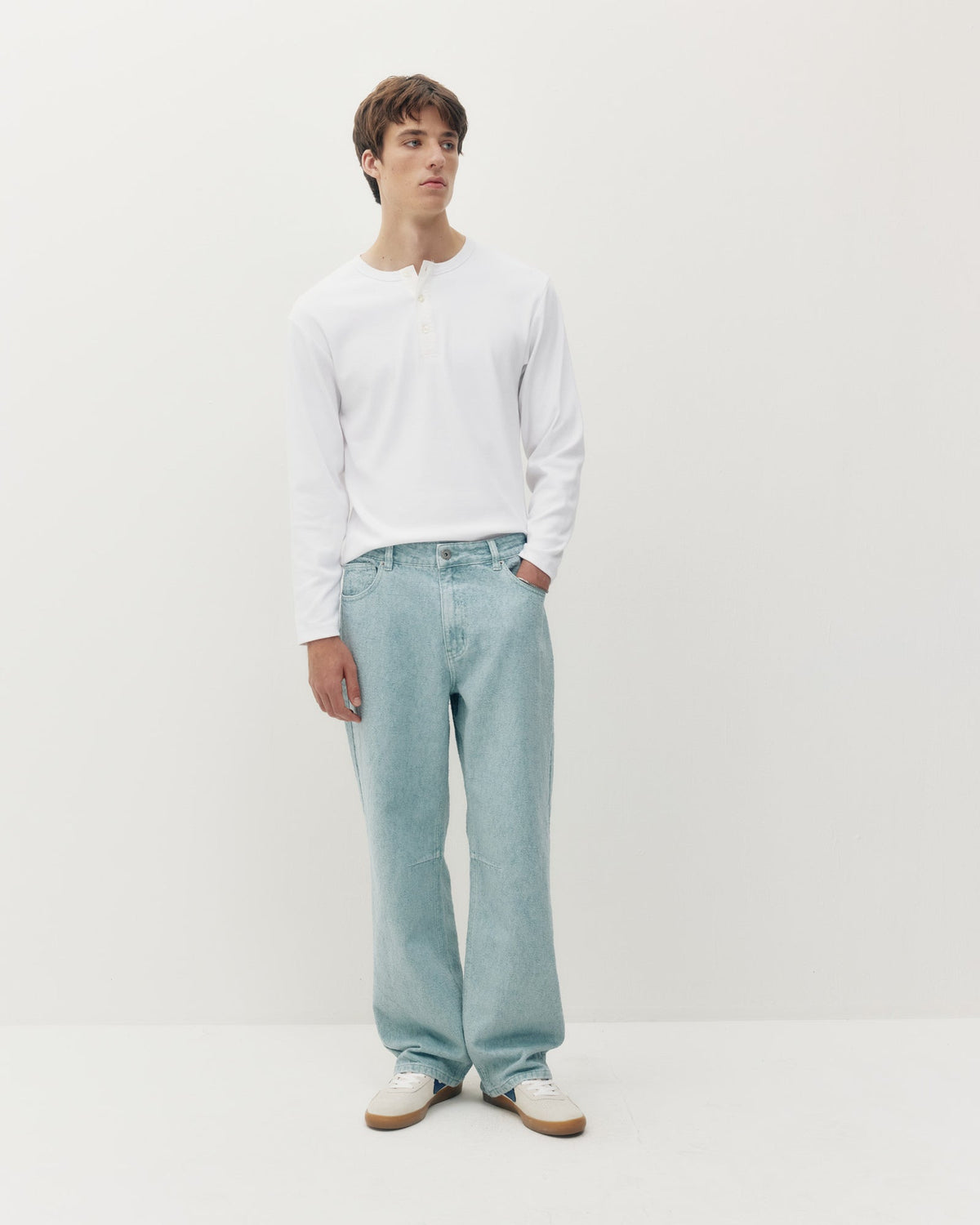 Scratch Blue Baggy Denim