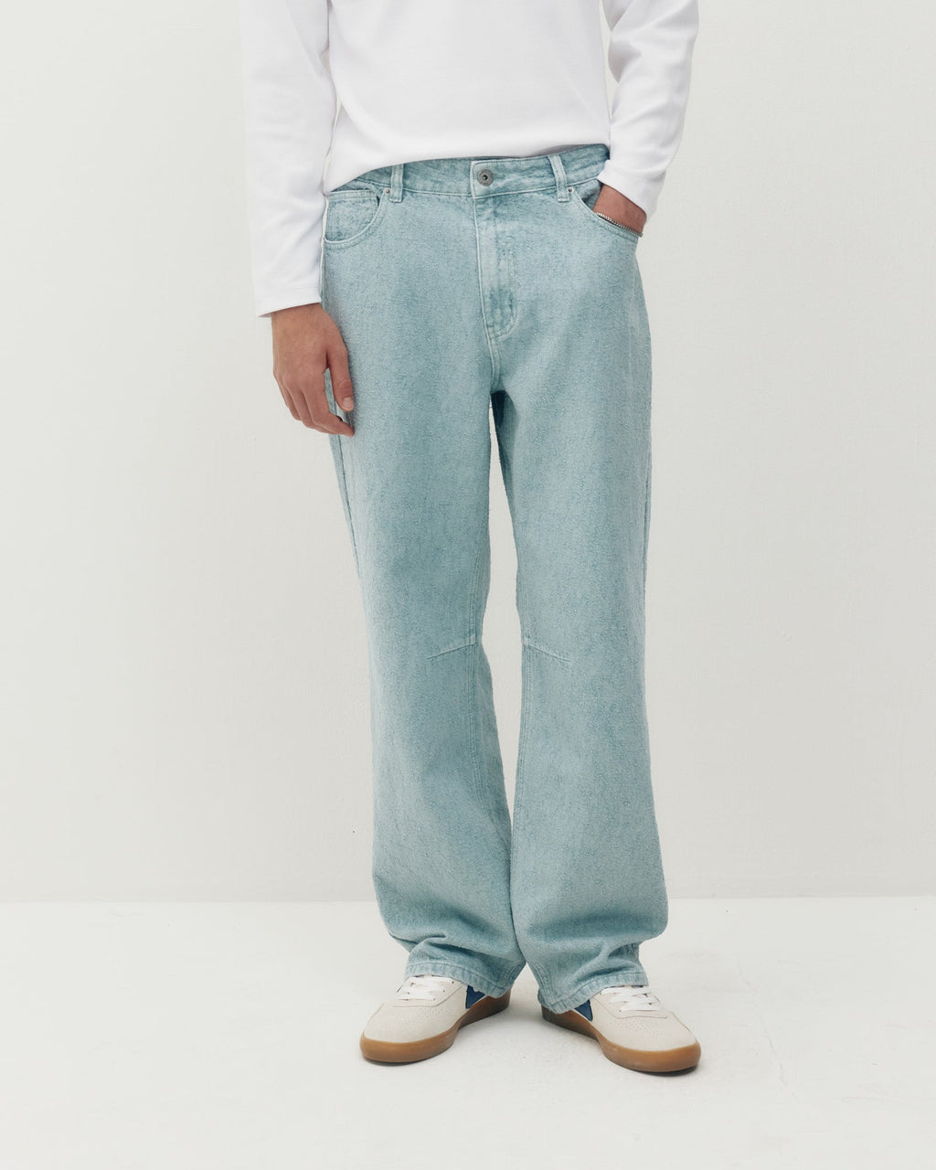 Scratch Blue Baggy Denim