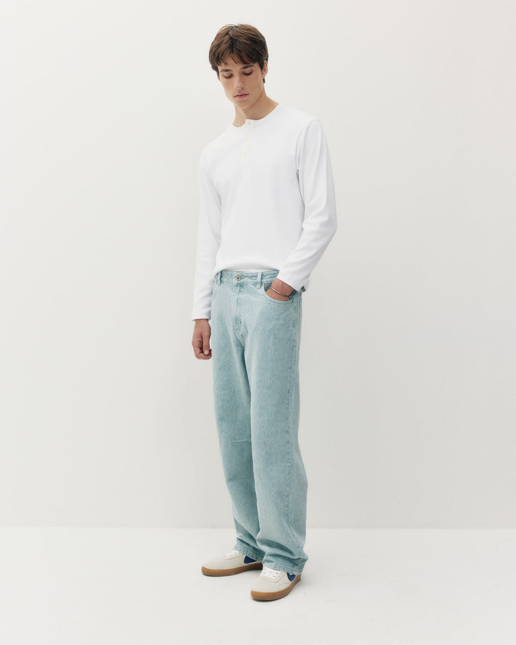 Scratch Blue Baggy Denim