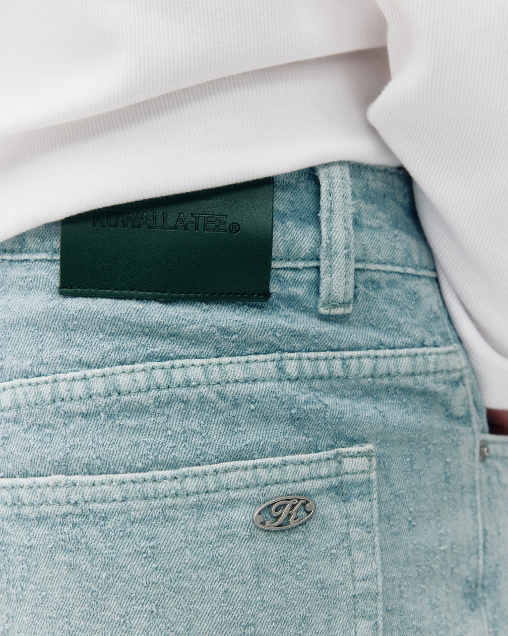 Scratch Blue Baggy Denim