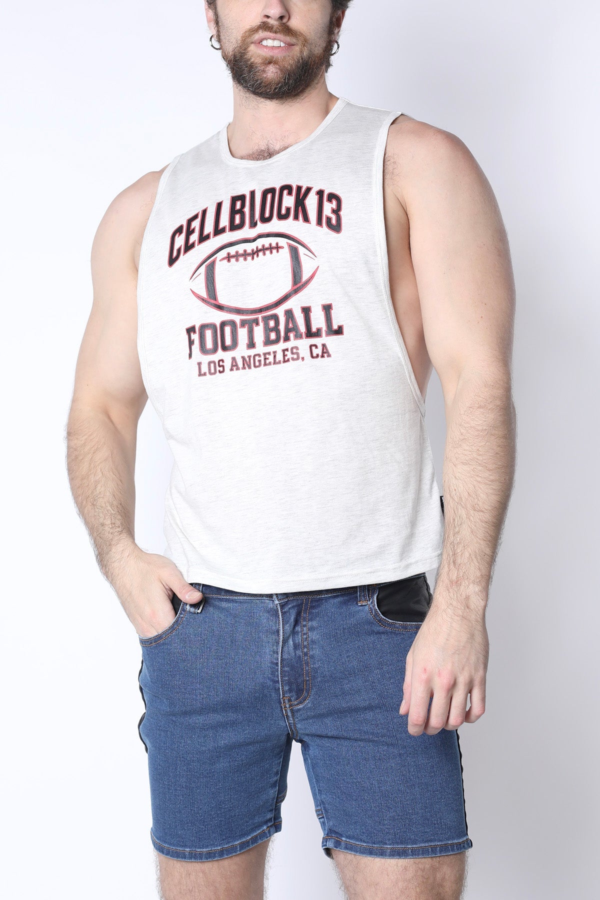 Field Goal Football Muscle Tank